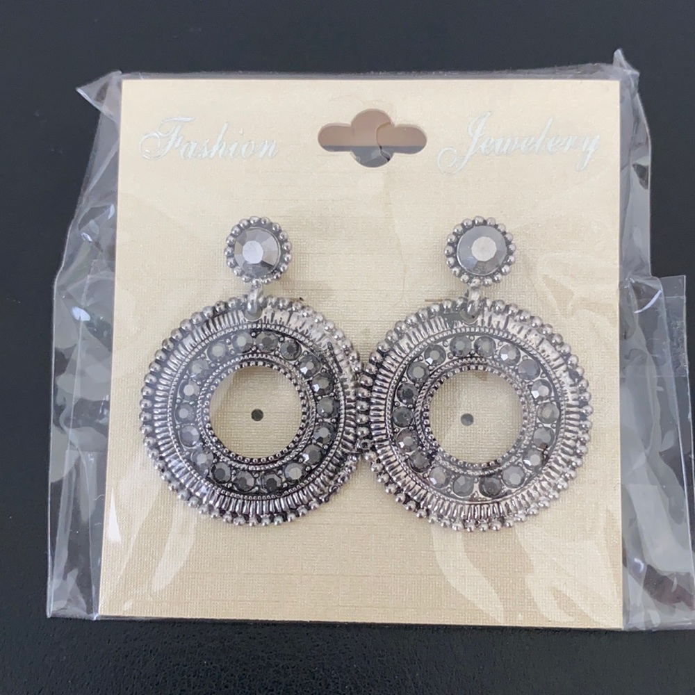 Marcasite earrings in original package!